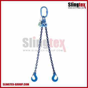 Two Legs G100 Chain Sling w/ Clevis Sling Hook
