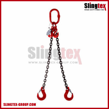 Two Legs G80 Chain Sling w/ Clevis Sling Hook