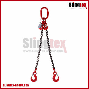 Two Legs G80 Chain Sling w/ Eye Sling Hook